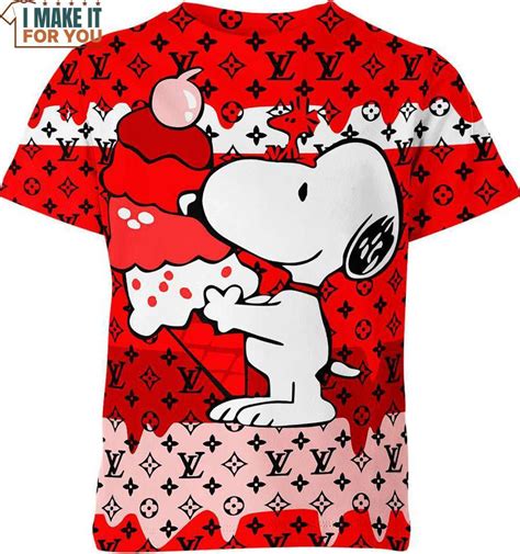 maglietta louis vuitton snoopy